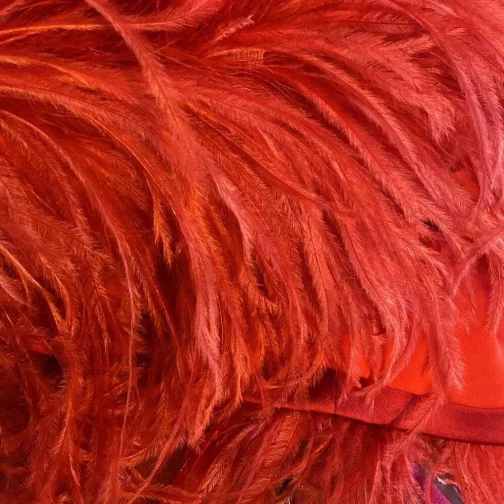 16Arlington strapless dress with feather trim - Picture 12 of 12